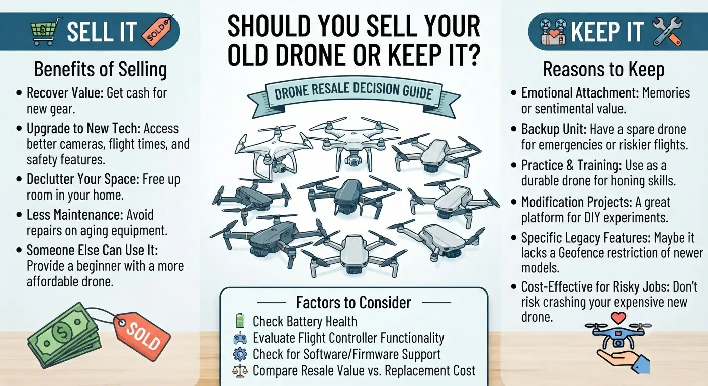 Should You Sell Your Old Drone or Keep It? Logo
