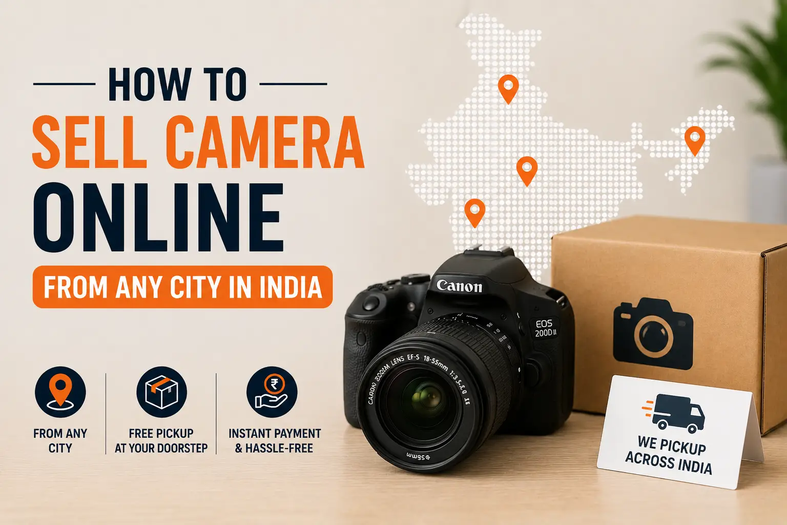 How to Sell Camera Online from Any City in India Logo