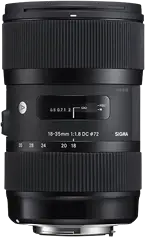 Sigma 18-35MM 1:1.8 DC HSM (NIKON) Logo