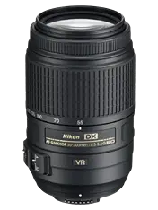 Nikon AF-S DX NIKKOR 55-300MM F/4.5-5.6G ED VR Logo