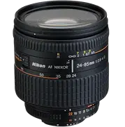 Nikon AF ZOOM-NIKKOR 24-85MM F/2.8-4D IF Logo