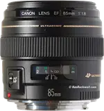 Canon 85MM F/1.8 USM Logo